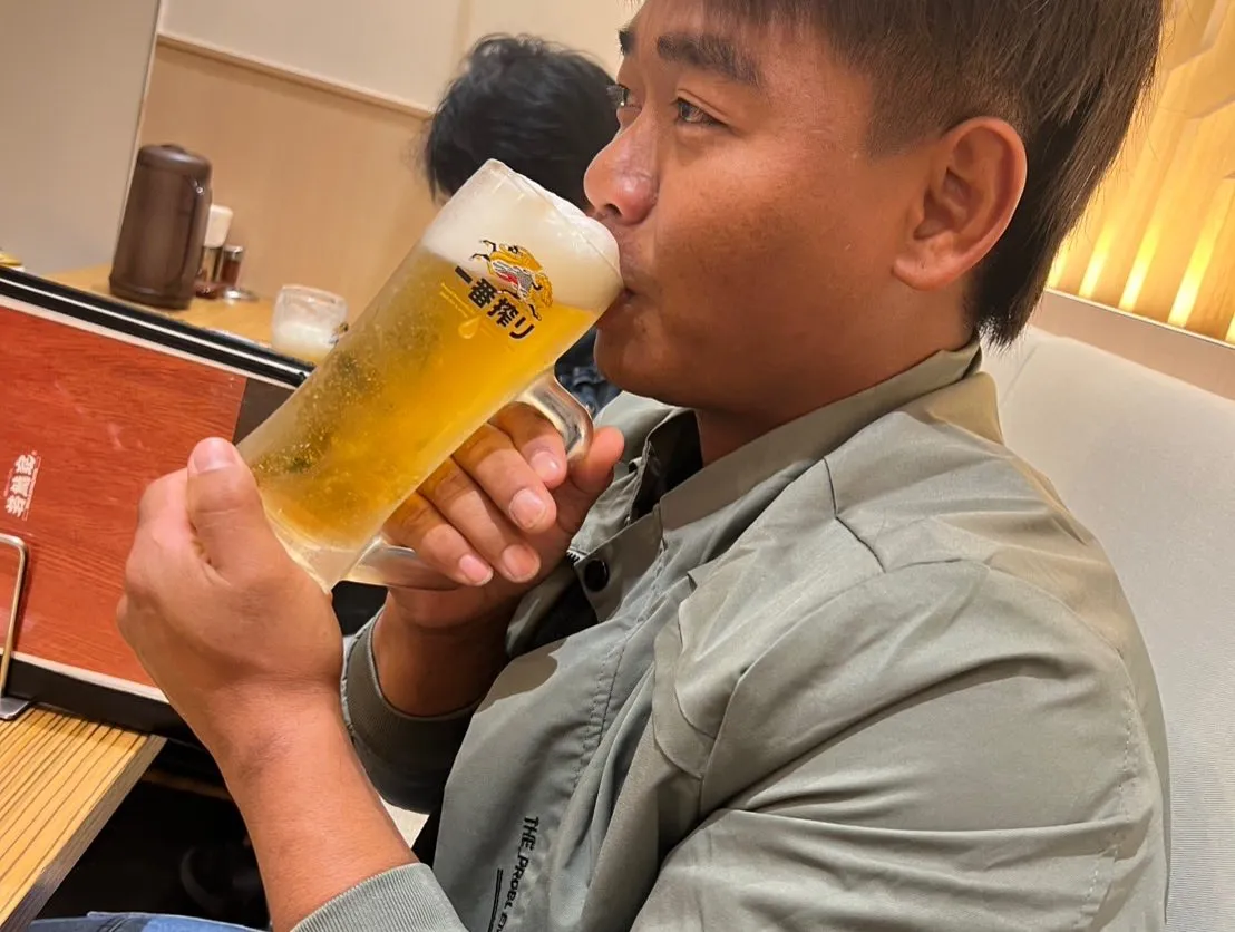 実習生のビアスナ君がカンボジアに帰国したのでセントレアまで見...